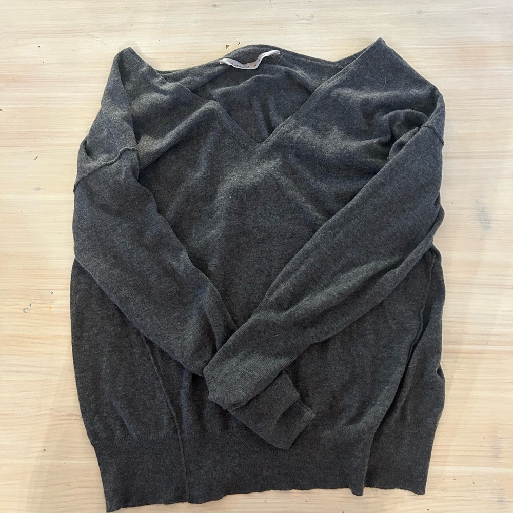 Grey Athleta cashmere sweater